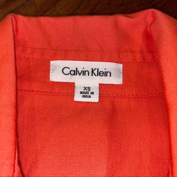 Calvin Klein Coral dress. - Picture 3 of 7